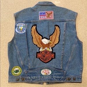 Harley Davidson Denim Vest